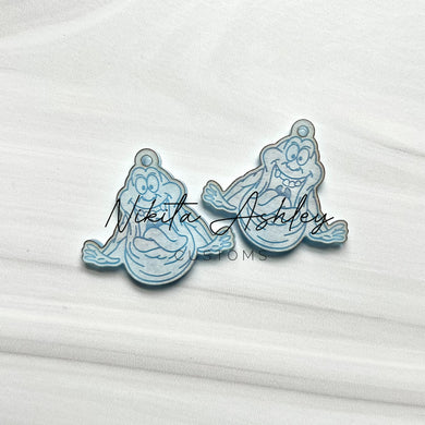 Slimy Ghost Earring Blanks