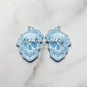 Flower Eye Skull Blank