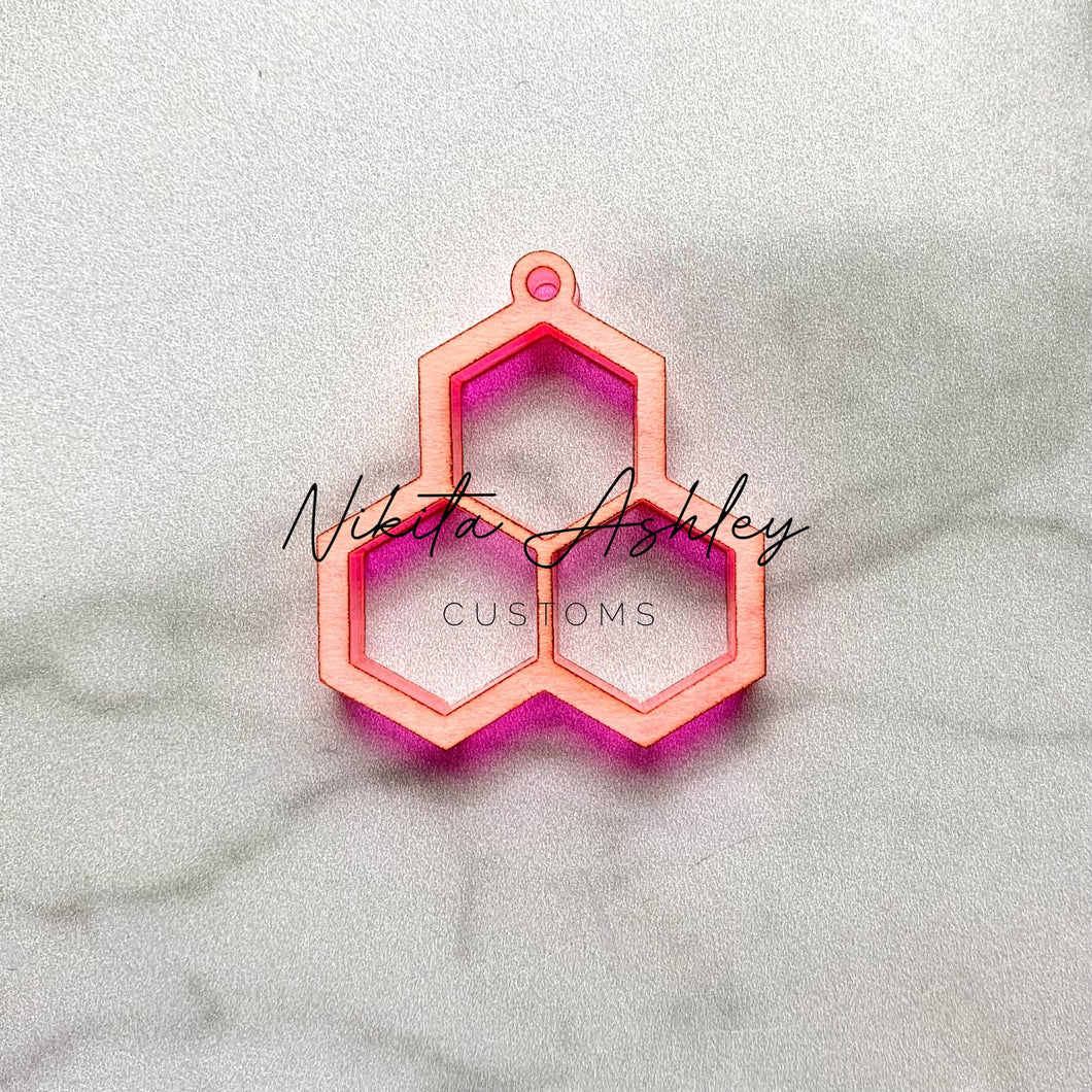 Small Honeycomb w/ Cutouts + Loop Blank
