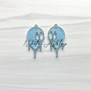 Chandelier Moon Earring Blanks