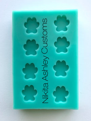 Paw Print Earring Silicone Mold