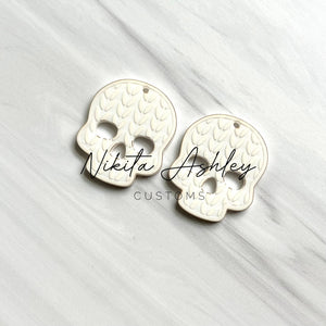 Sweater Skull Earring Blanks