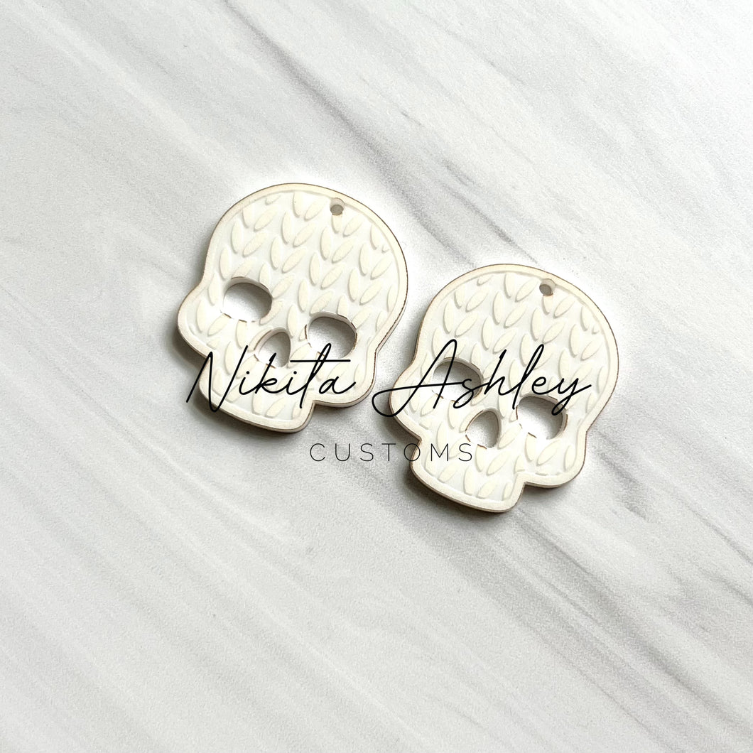 Sweater Skull Earring Blanks