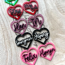 Load image into Gallery viewer, Stray Kids Heart Earrings