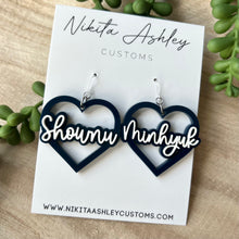 Load image into Gallery viewer, Monsta X Heart Earrings