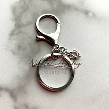Load image into Gallery viewer, Silver Tone Keychain Hardware