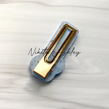 Load image into Gallery viewer, Sweet Bunny Flower Rectangle Shaker Clip Blank