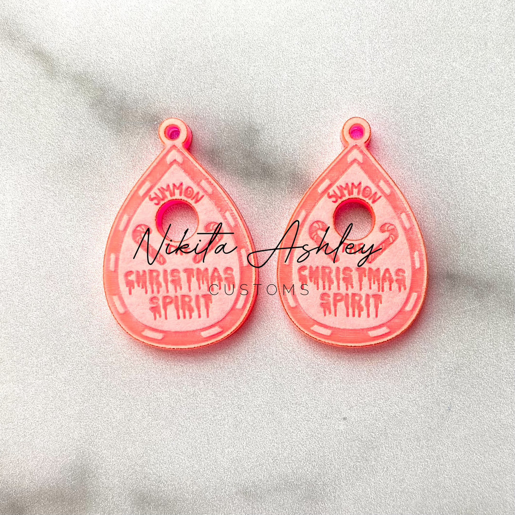 Christmas Planchette Earring Blanks