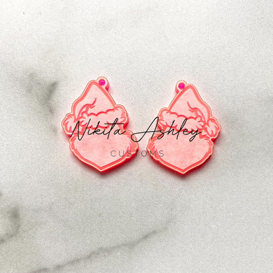 Faceless Grouchy Guy Head Earring Blanks