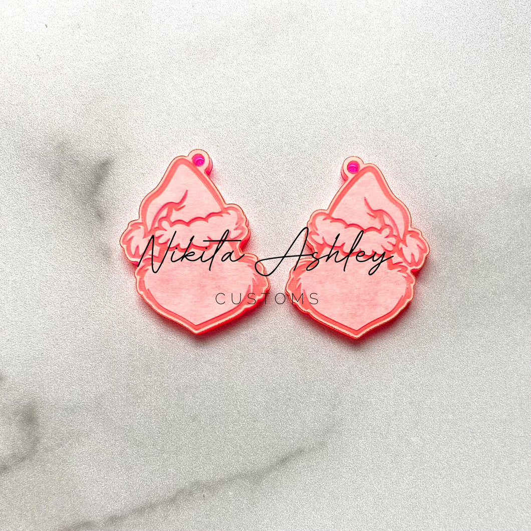 Faceless Grouchy Guy Head Earring Blanks