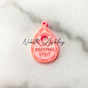 Christmas Planchette w/ Cutout Ornament Blank