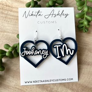 Monsta X Heart Earrings